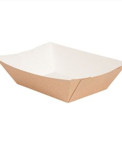 600 barquettes bateau en kraft 1440 grammes