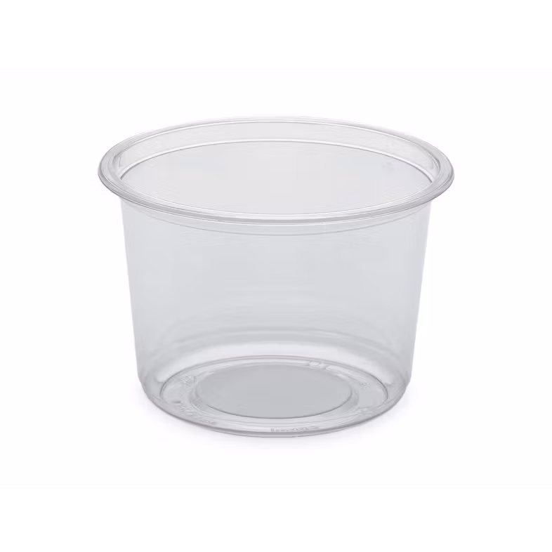 160 pots ronds avec couvercles en cristal 500 ml pour froid