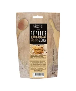 Cerf Dellier Pepites De Chocolat Blanc Patisdecor 250 G