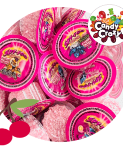 Alternative view of 4 coupelles de sucre acidulé spy foo cerise